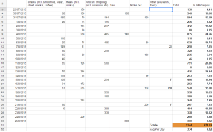 Hanoi expense report